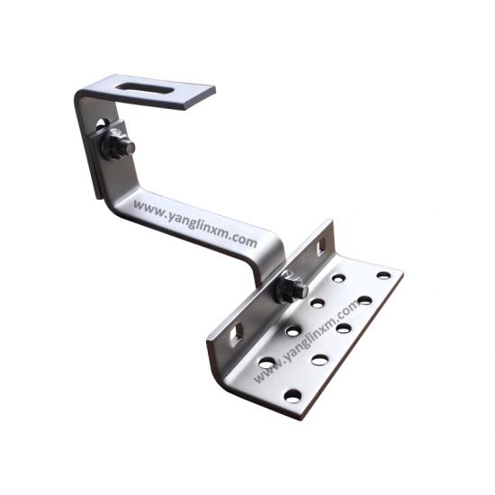 Pantile roof hook with double height adjustment